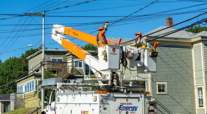 Power rates in New Brunswick jumped 4.29% overnight